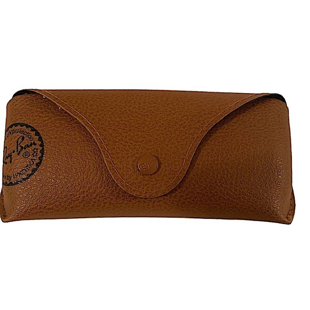 Ray Ban Original Brown Eyewear Hard Case Only Snap Closure New.